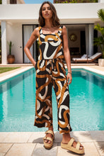 Load image into Gallery viewer, Printed Square Neck Top and Pants Set