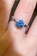 Load image into Gallery viewer, 925 Sterling Silver 1 Carat Moissanite Cluster Ring