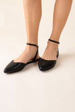 Load image into Gallery viewer, Linden Ankle Strap Flats