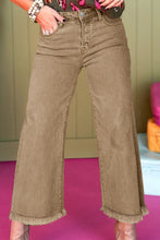 Load image into Gallery viewer, Raw Hem Wide Leg Jeans