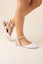 Load image into Gallery viewer, Linden Ankle Strap Flats