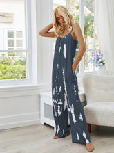 Load image into Gallery viewer, Tie-Dye Spaghetti Strap Jumpsuit with Pockets