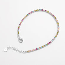 Load image into Gallery viewer, Inlaid Zircon 925 Sterling Silver Bracelet