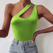 Load image into Gallery viewer, One Shoulder Cutout Cami