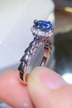 Load image into Gallery viewer, 925 Sterling Silver 1 Carat Moissanite Cluster Ring