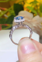 Load image into Gallery viewer, 925 Sterling Silver 1 Carat Moissanite Cluster Ring