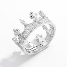 Load image into Gallery viewer, Crown Shape Zircon 925 Sterling Silver Ring