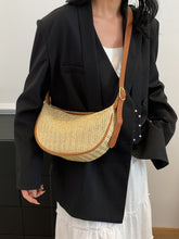 Load image into Gallery viewer, Straw Weave Adjustable Strap Shoulder Bag
