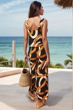 Load image into Gallery viewer, Printed Square Neck Top and Pants Set
