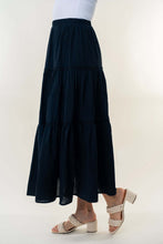 Load image into Gallery viewer, White Birch High Waisted Tiered Maxi Skirt

