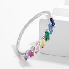 Load image into Gallery viewer, 925 Sterling Silver Contrast Zircon Ring
