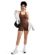 Load image into Gallery viewer, Strappy Backless Jumpsuits Tummy Control Yoga Romper
