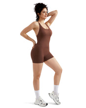 Load image into Gallery viewer, Strappy Backless Jumpsuits Tummy Control Yoga Romper
