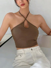 Load image into Gallery viewer, Crisscross Halter Neck Cami
