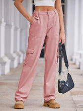 Load image into Gallery viewer, Straight Denim Cargo Pants
