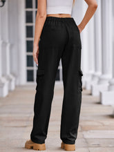 Load image into Gallery viewer, Straight Denim Cargo Pants
