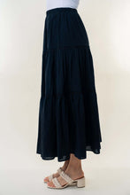 Load image into Gallery viewer, White Birch High Waisted Tiered Maxi Skirt

