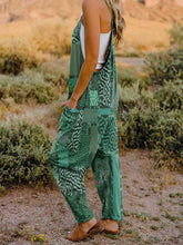 Load image into Gallery viewer, Full Size Printed V-Neck Sleeveless Jumpsuit
