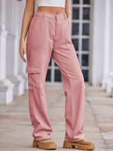 Load image into Gallery viewer, Straight Denim Cargo Pants
