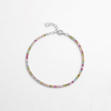 Load image into Gallery viewer, Inlaid Zircon 925 Sterling Silver Bracelet
