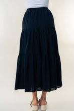 Load image into Gallery viewer, White Birch High Waisted Tiered Maxi Skirt
