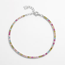 Load image into Gallery viewer, Inlaid Zircon 925 Sterling Silver Bracelet
