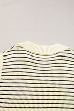 Load image into Gallery viewer, Striped Collared Neck Tank
