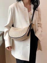 Load image into Gallery viewer, Straw Weave Adjustable Strap Shoulder Bag
